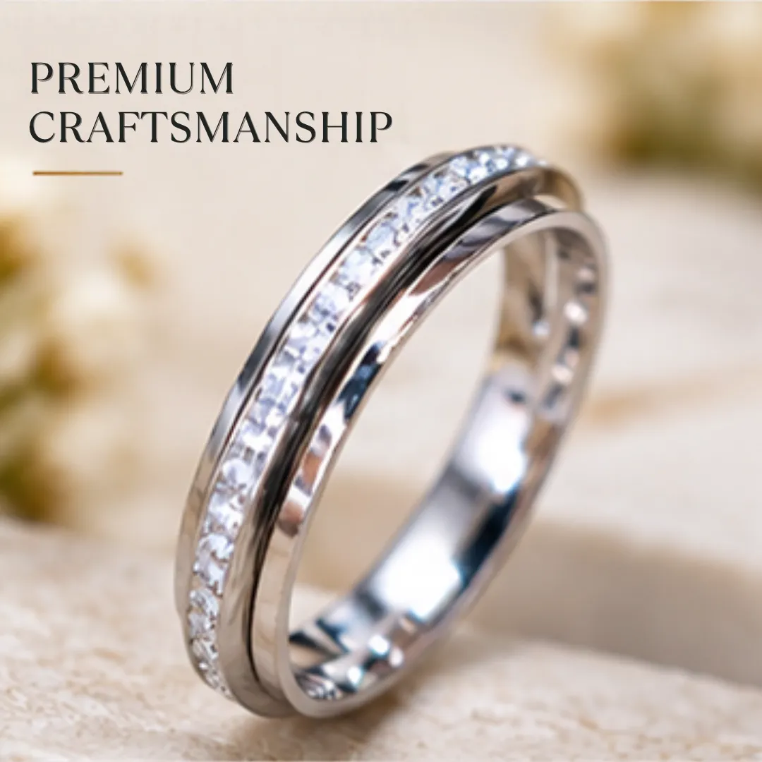 scintillating-cz-stone-finished-silver-band-sukhambika (4) Close-up product image of the scintillating cz stone finished silver band resting on a textured surface, highlighting its premium craftsmanship.